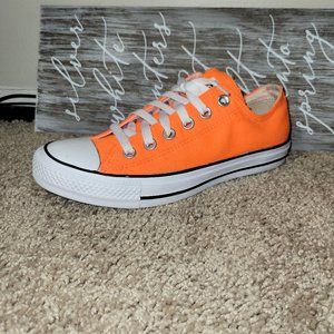 Womens allstar converse chuck taylors orange